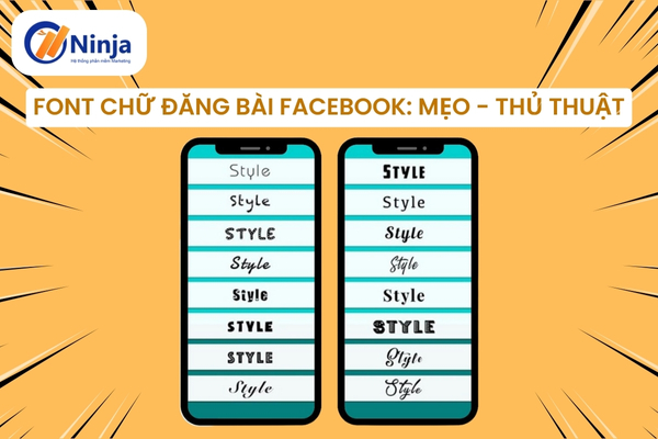 font chữ đăng bài facebook