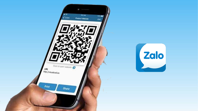 Scan mã QR code Zalo