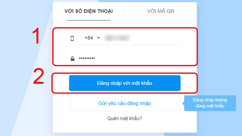 Nhập số điện thoại